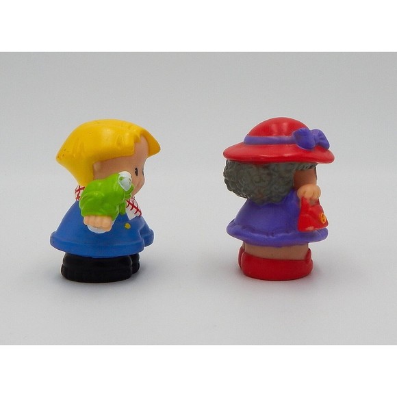 Fisher Price Little People Grandma Red Hat Eddie with Frog 2001/2002 05/07 TL - Picture 5 of 9